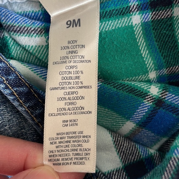 OshKosh B’gosh Overalls - Sz 9M - Picture 9 of 9